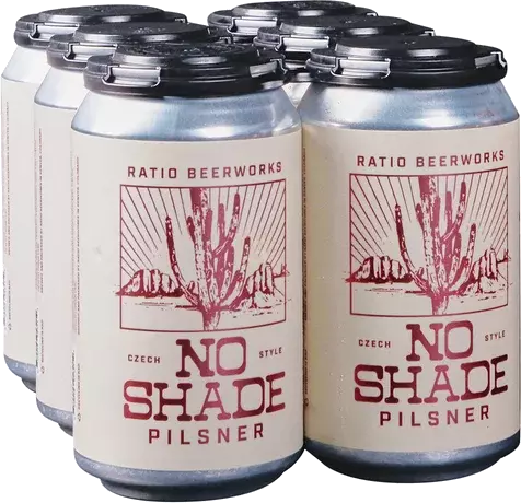 RATIO NO SHADE PILSNER 6PK 12 oz