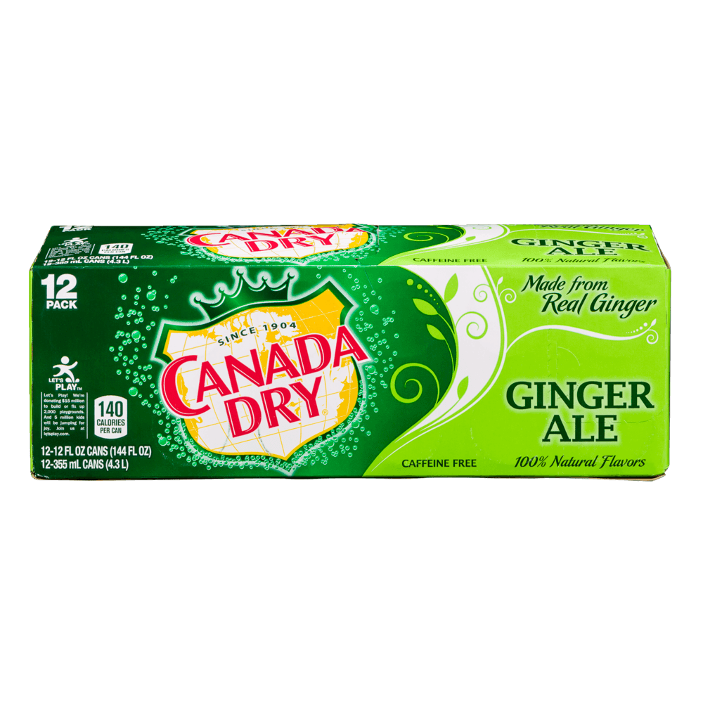 CANADA DRY GINGER ALE 12 PK 12oz