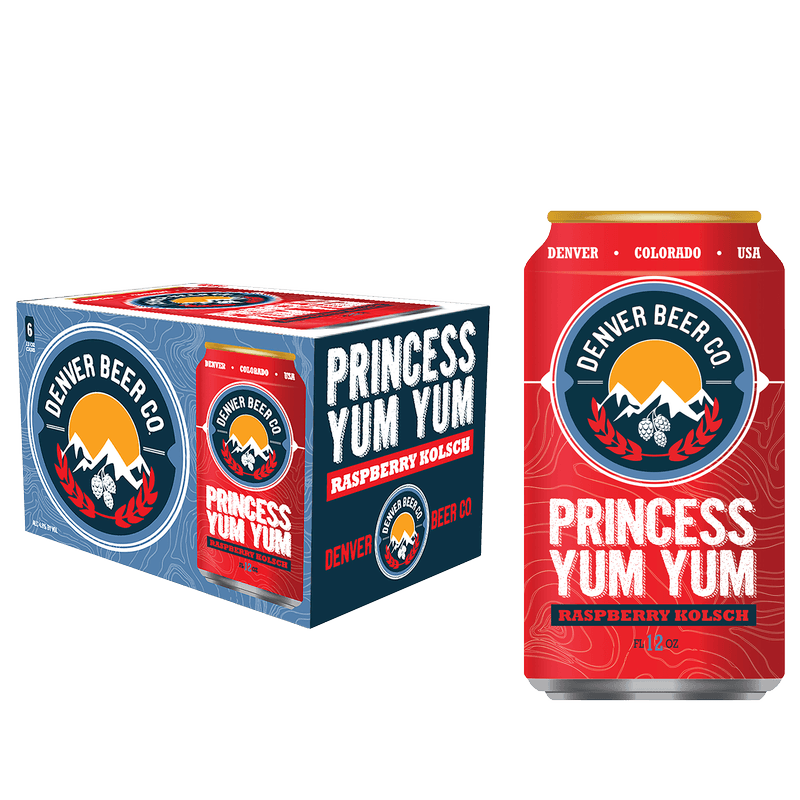 DENVER BEER CO PRINCESS YUM YUM 6PK CAN 12 oz