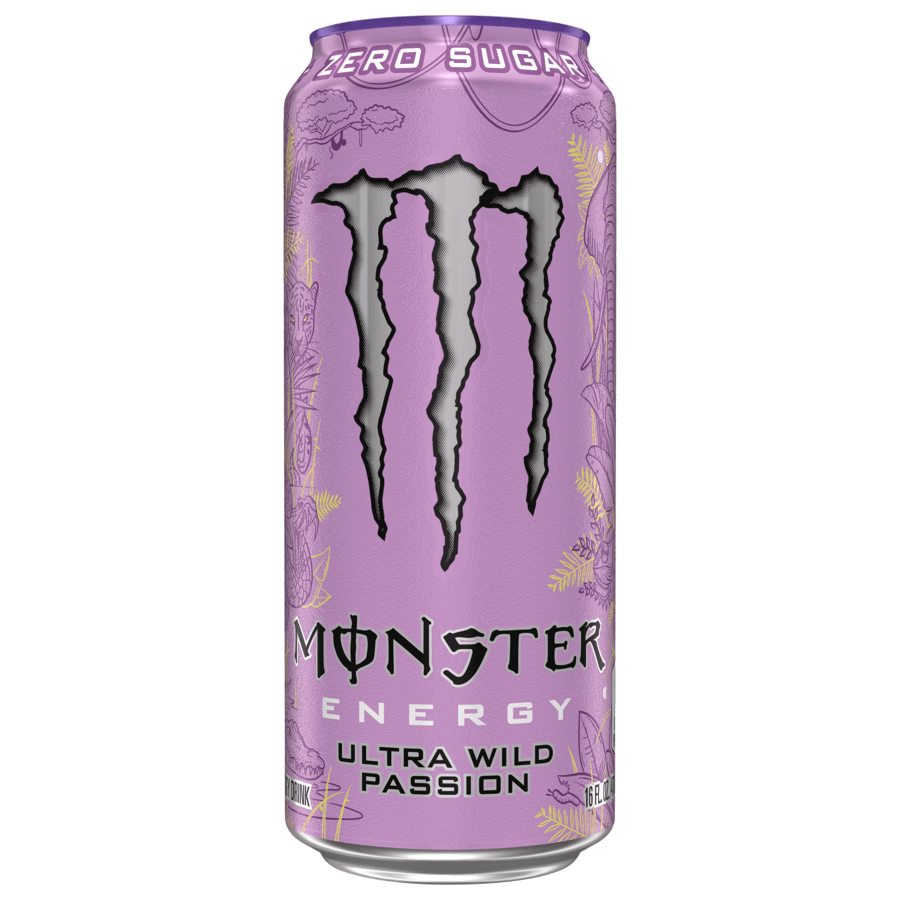 MONSTER ENERGY JUICE ULTRA WILD PASION 16 oz