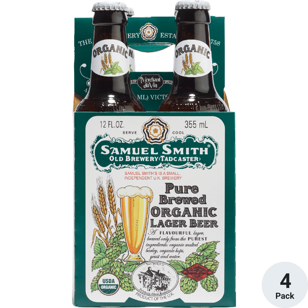 SAM SMITH ORGANIC LAGER 4PK 12OZ
