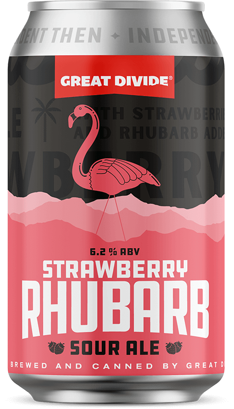 GREAT DIVIDE STRAWBERRY RHUBARB 6PK CANS 12OZ
