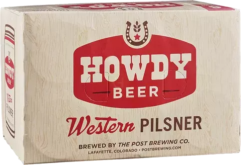 HOWDY WESTERN PILSNER 12PK 12OZ