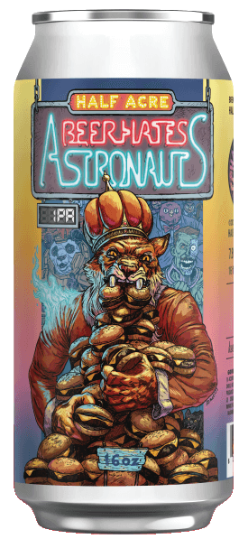 HALF ACRE BEER HATES ASTRONAUTS 4PK CAN 16 oz