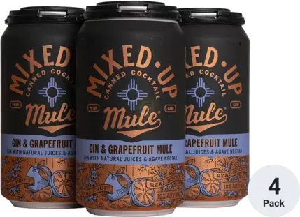 MIXED UP GIN & GRAPEFRUIT 4PK 12OZ
