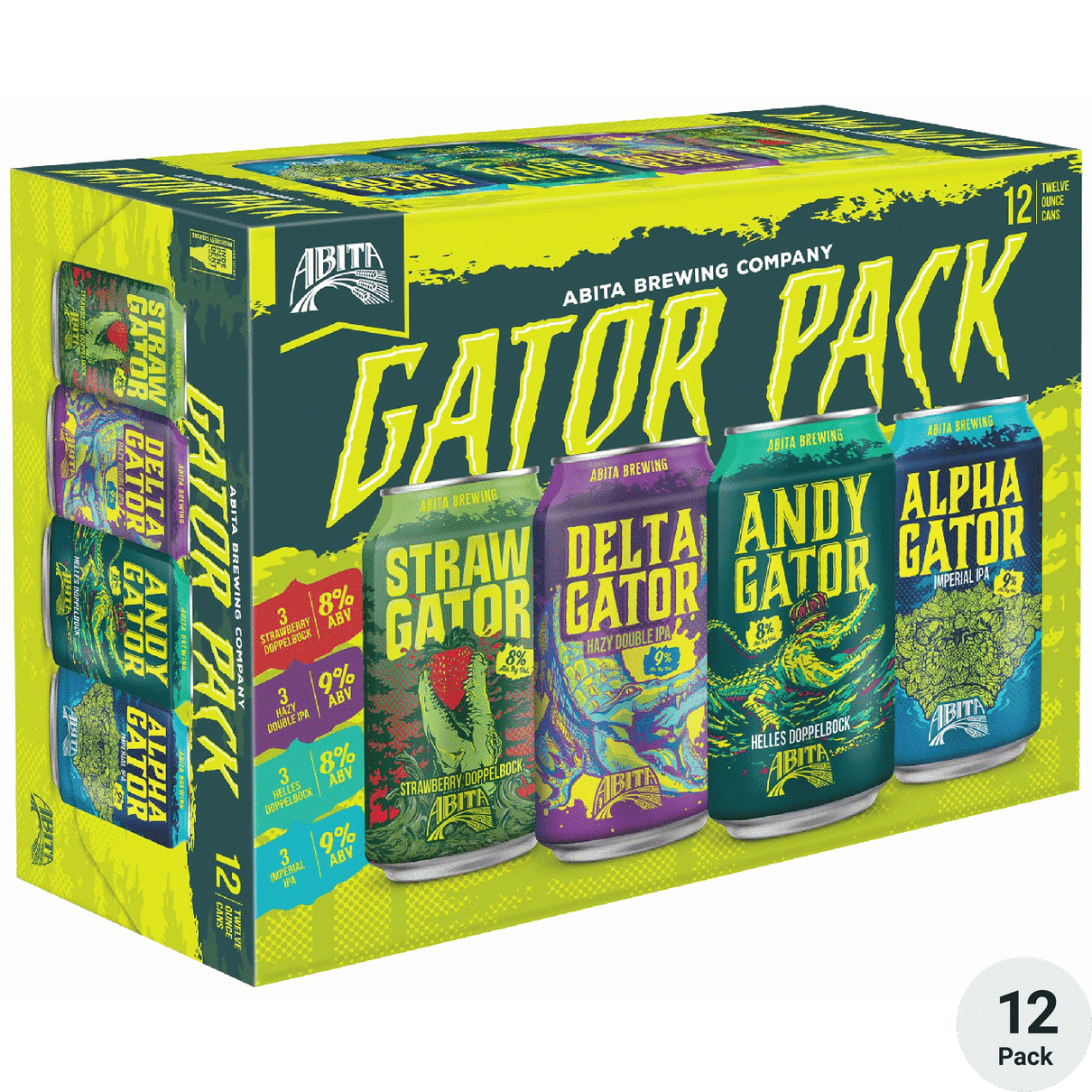 ABITA GATOR PACK 12CN 12OZ