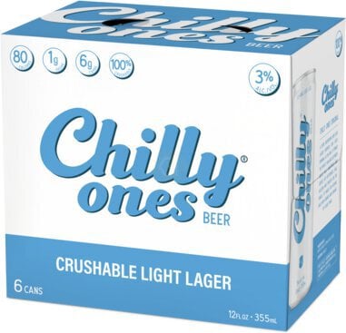 CHILLY ONES LAGER 6PK 12OZ