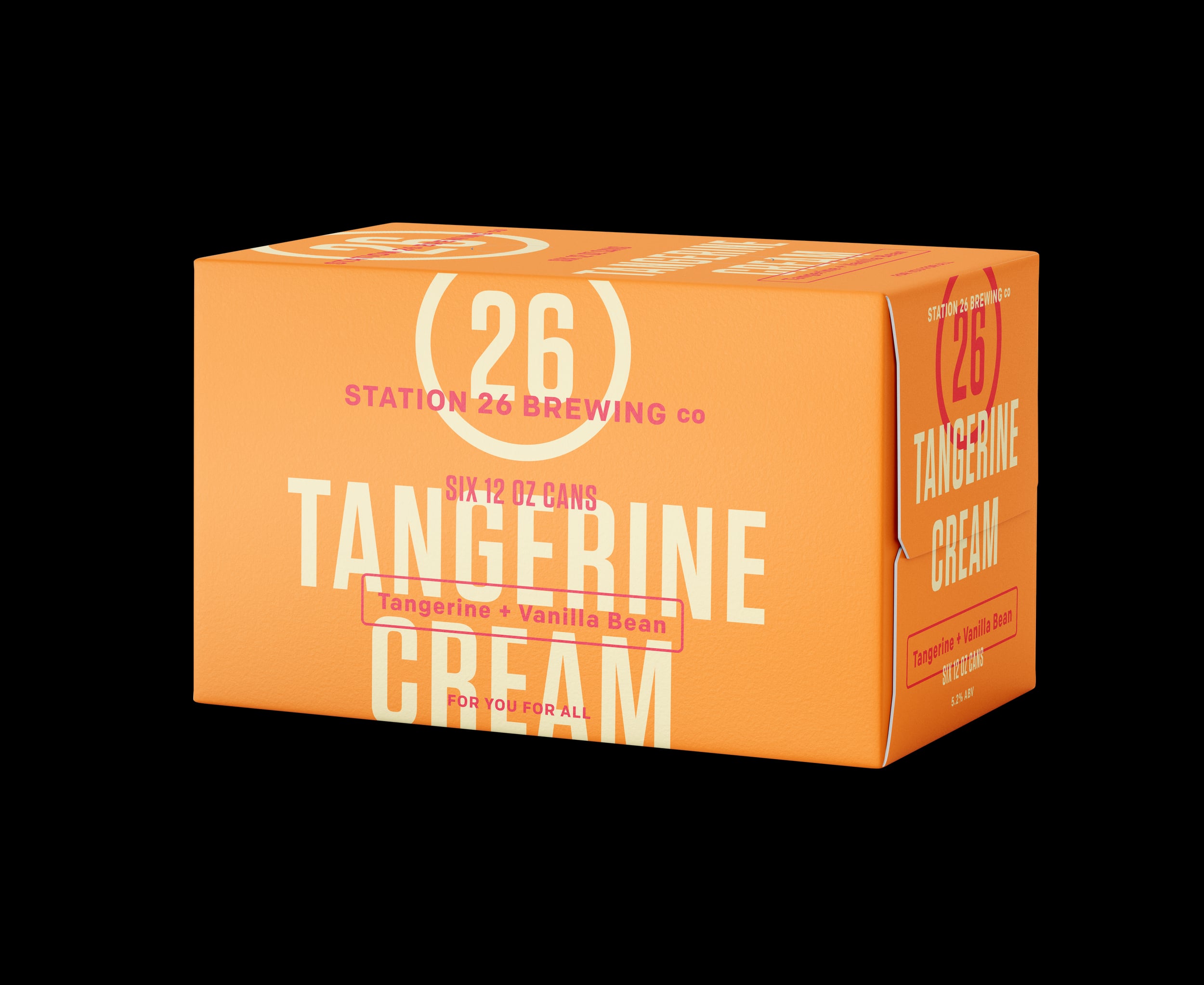 STATION 26 TANGERINE CREAM 6PK CAN 12 oz