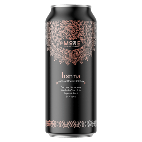 MORE BREWING HENNA COCONUT DBL RAINBOW 2PK 16 oz