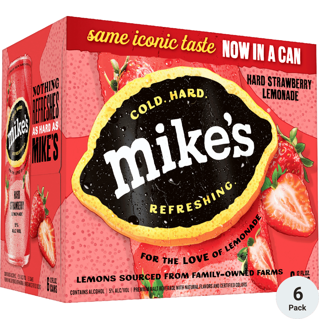 MIKES STRAWBERRY LEMONADE 6PK CAN 12OZ