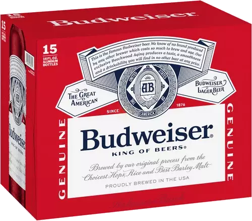 BUDWEISER 15PK 16OZ ALUM BTL 16 oz