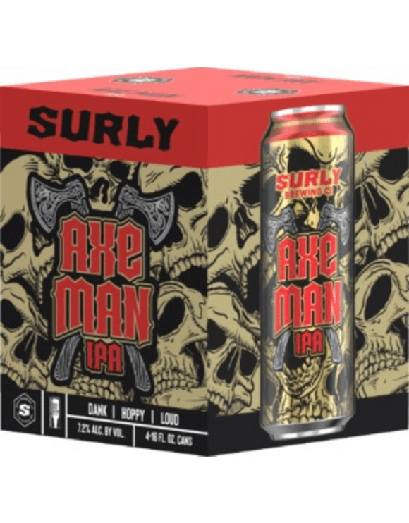 SURLY SURLY AXE MAN 4PK 12 oz