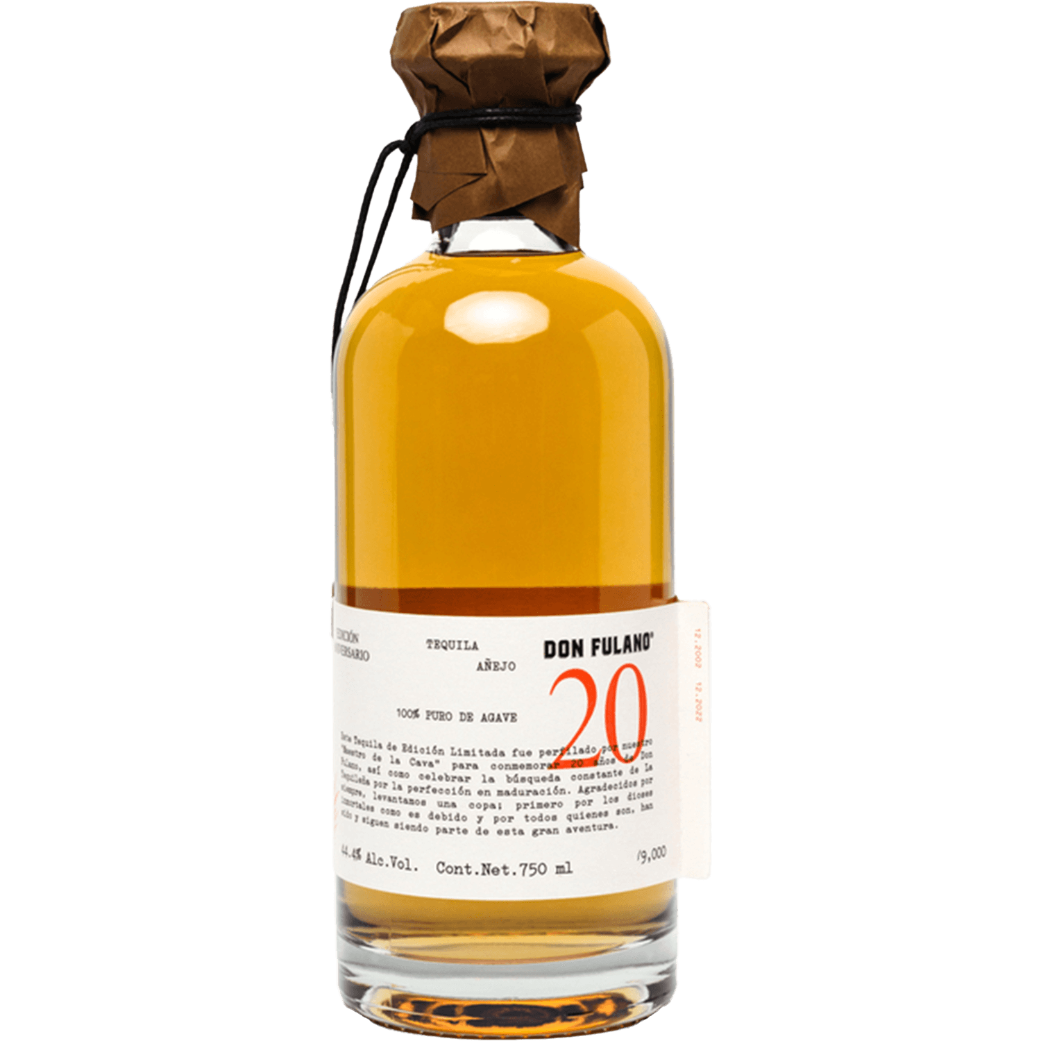DON FULANO 20TH ANNIV. ANEJO TEQUILA 750ML**CUST SERVIICE*