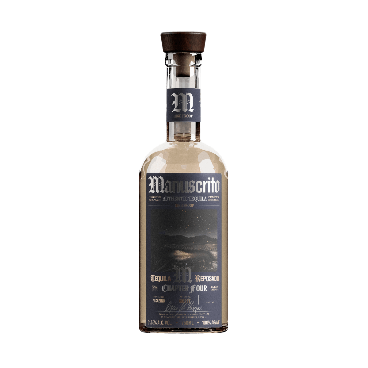 MANUSCRITO TEQUILA REPOSADO 750ML