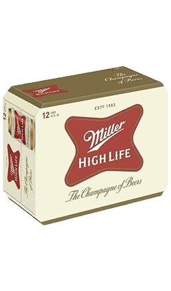 MILLER HIGH LIFE 12 PK CANS 12OZ