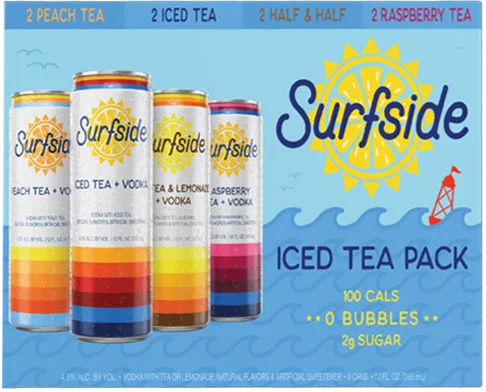 SURFSIDE TEA VP 8PK 12OZ