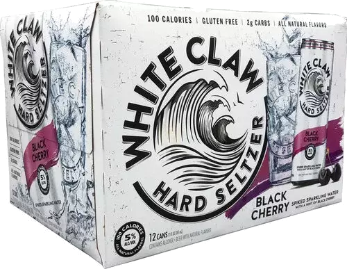 WHITE CLAW BLACK CHERRY 12CNS 12OZ