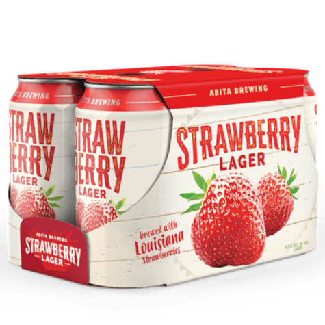 ABITA STRAWBERRY LAGER 6PK 12OZ