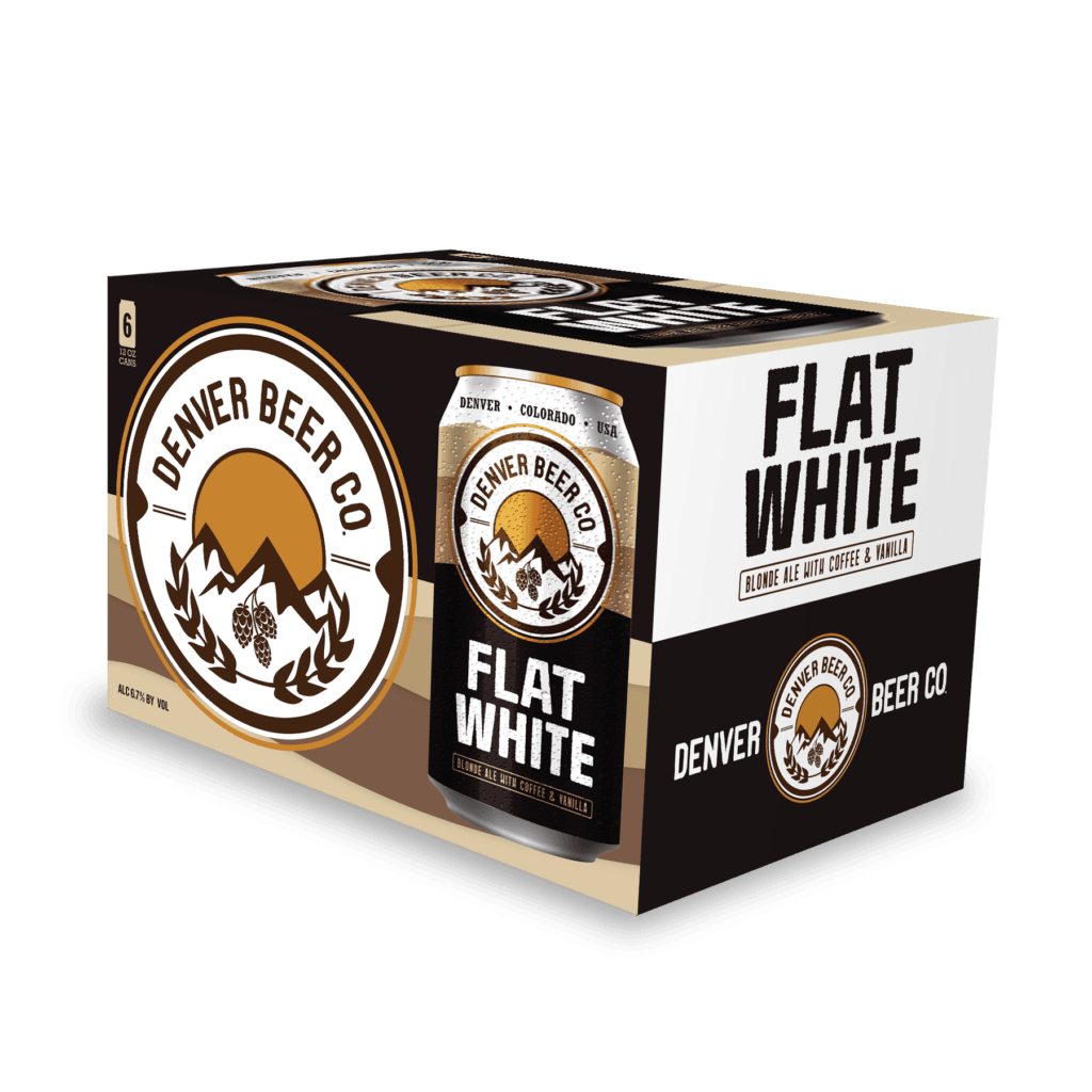 DENVER BEER CO FLAT WHITE BLONDE 6PK CAN 12 oz