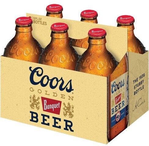 COORS ORG 6PK BTL 12OZ