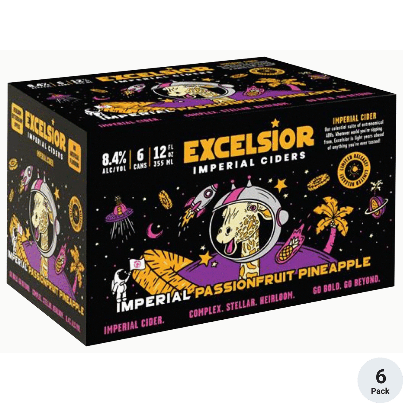 SCHILLING EXCELSIOR PINEAPPLE 6PK CAN 12 oz