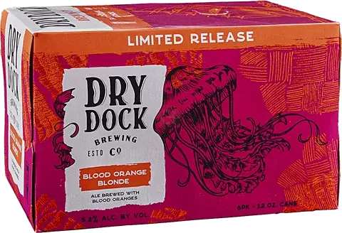 DRY DOCK BLOOD ORANGE BLONDE 6CN 12 oz
