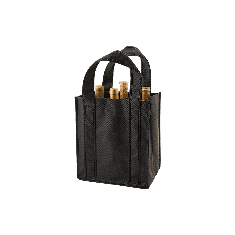 BUBBLES IMPRINTED WINE TOTE