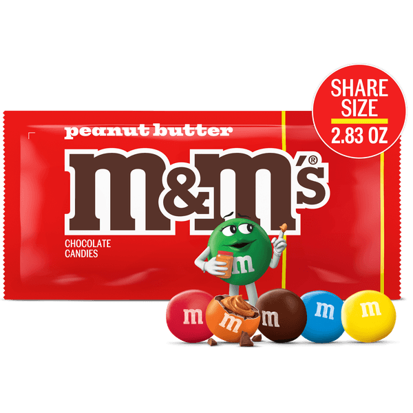 M & M PEANUT  BUTTER BAG SHARE