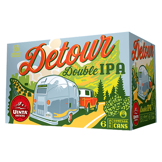UINTA DETOUR DOUBLE IPA 6PK CAN 12OZ