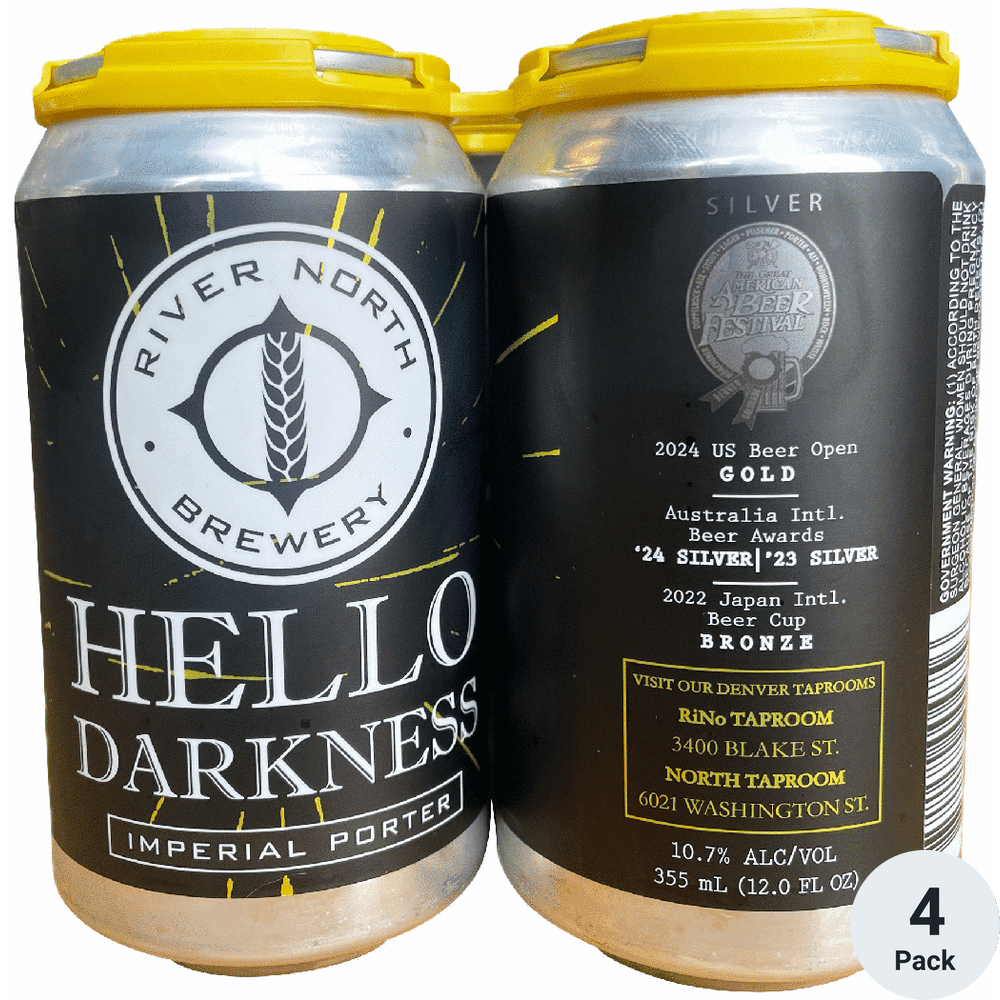 RIVER NORTH HELLO DARKNESS 4CAN 12 oz