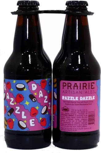 PRAIRIE ARTISAN ALES RAZZLE DAZZLE BOMBER 12 oz