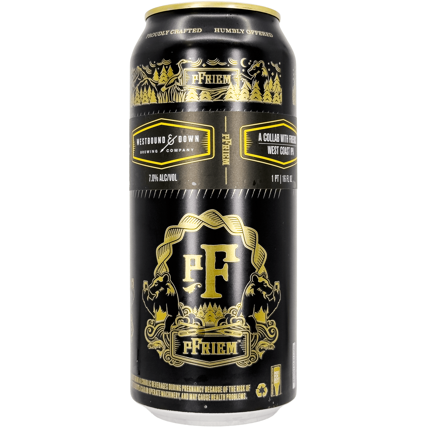 PFRIEM / WESTBOUND IPA 4CN 12 oz