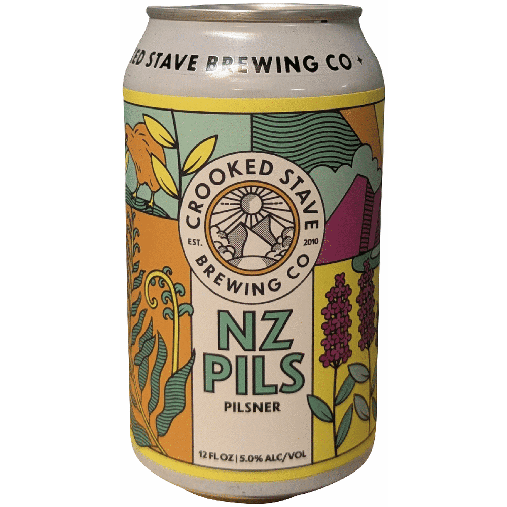 CROOKED STAVE NEW ZEALAND PILS 6CAN 12 oz