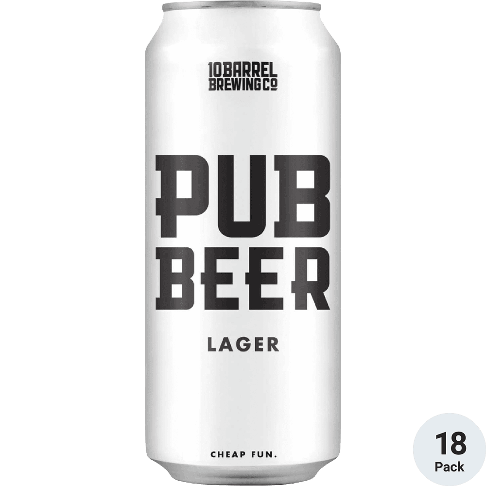 10 BARREL PUB BEER 18PK CN 12OZ