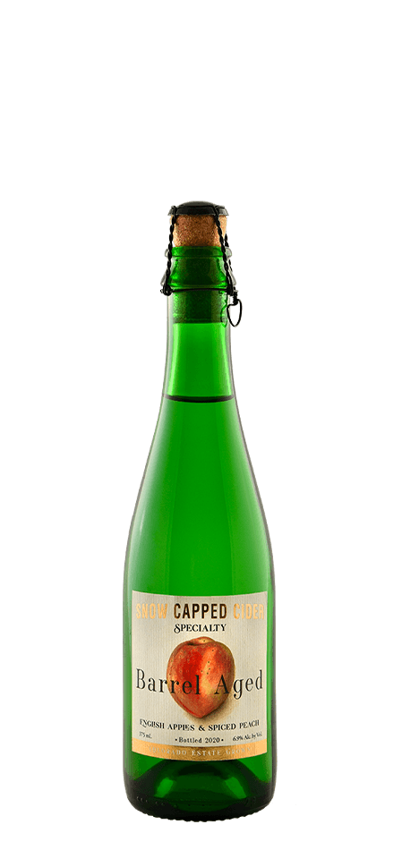 SNOW CAPPED BARREL AGED PEACH BOMBER 375ml