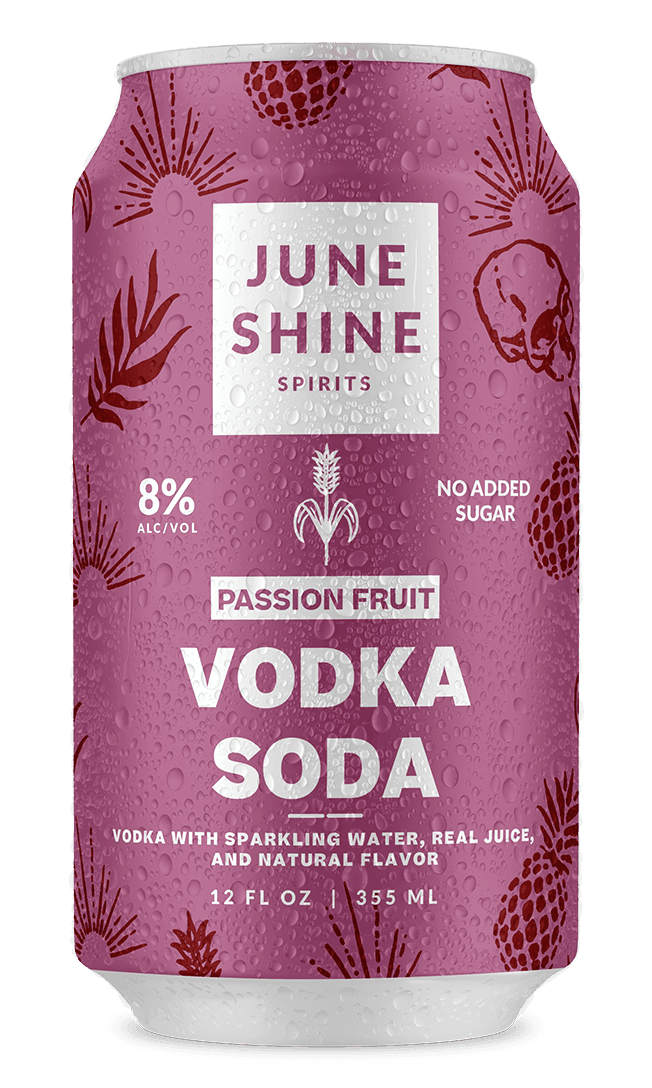JUNESHINE RTD PASSIONFRUIT VODKA 4CAN 12OZ