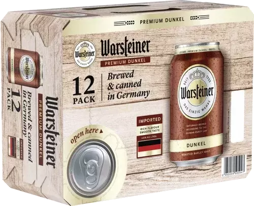 WARSTEINER DUNKEL 12 CAN 12OZ