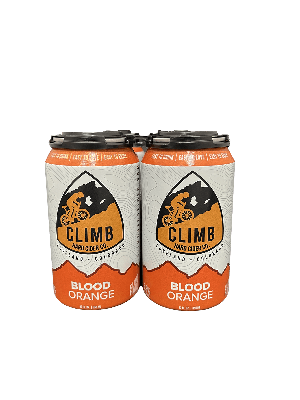 CLIMB HARD CIDER CO BLOOD ORANGE 4PK